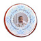 Baby Boy Photo Printed Icing Circle - Medium - On Cookie
