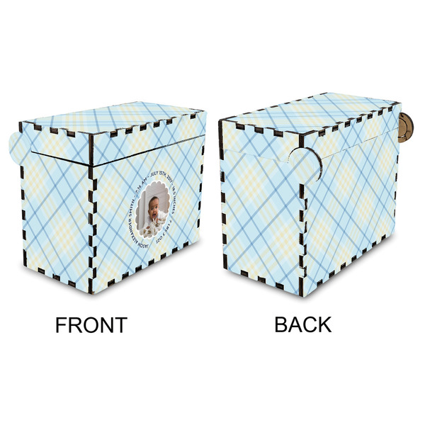 Baby Boy Photo Recipe Box - Full Color - Approval