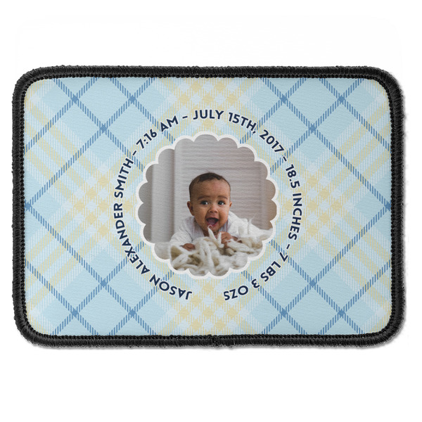 Baby Boy Photo Rectangle Patch