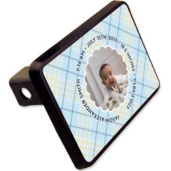 Baby Boy Photo Rectangular Trailer Hitch Cover - 2" (Personalized)