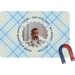 Baby Boy Photo Rectangular Fridge Magnet (Personalized)