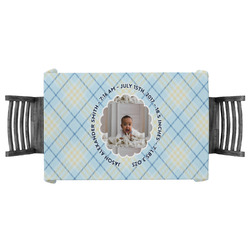Baby Boy Photo Tablecloth - 58"x58" (Personalized)