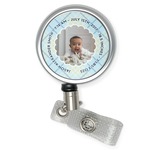 Baby Boy Photo Retractable Badge Reel (Personalized)