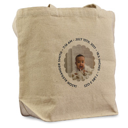 Baby Boy Photo Reusable Cotton Grocery Bag - Single