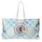 Baby Boy Photo Large Tote Bag with Rope Handles