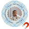 Baby Boy Photo Round Car Magnet