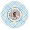 Baby Boy Photo Round Decal - Large (Personalized)