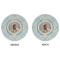 Baby Boy Photo Round Linen Placemats - APPROVAL (double sided)