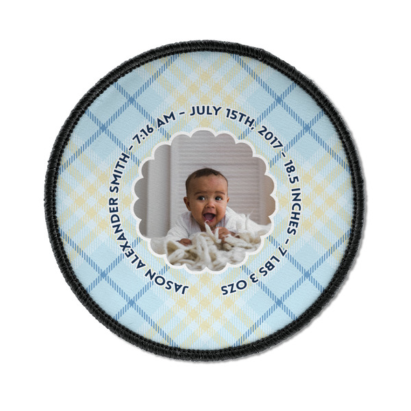 Baby Boy Photo Round Patch