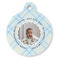 Baby Boy Photo Round Pet ID Tag - Large - Front