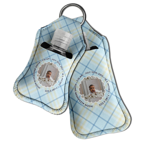 Baby Boy Photo Sanitizer Holder Keychain - Both in Case (PARENT)