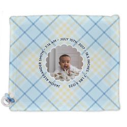 Baby Boy Photo Security Blankets - Double Sided