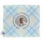 Baby Boy Photo Security Blanket - Front View