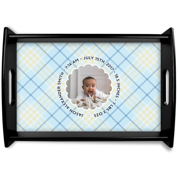Custom Baby Boy Photo Wooden Tray