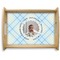 Baby Boy Photo Natural Wooden Tray - Large (Personalized)