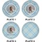 Baby Boy Photo Set of Lunch / Dinner Plates (Approval)