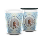 Baby Boy Photo Ceramic Shot Glass - 1.5 oz