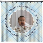 Baby Boy Photo Shower Curtain (Personalized)