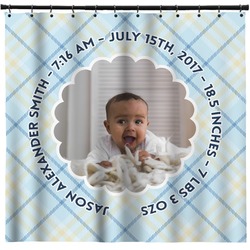 Baby Boy Photo Shower Curtain - 71" x 74"