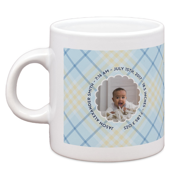 Custom Baby Boy Photo Espresso Cup