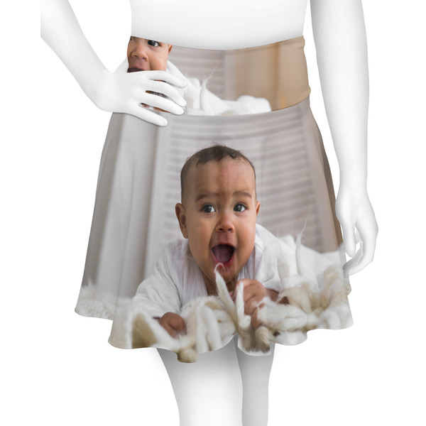 Custom Baby Boy Photo Skater Skirt - Large