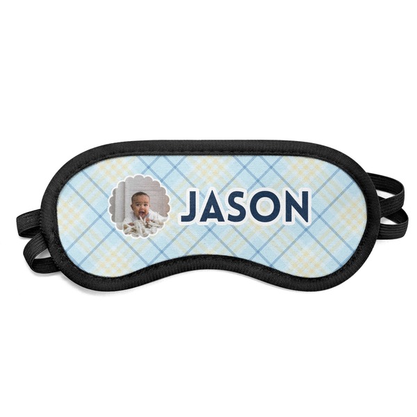 Custom Baby Boy Photo Sleeping Eye Mask - Small