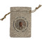 Baby Boy Photo Small Burlap Gift Bag - Front