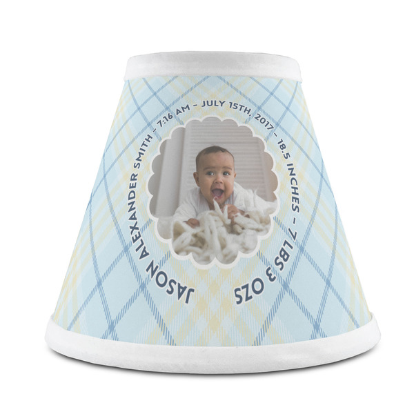 Custom Baby Boy Photo Chandelier Lamp Shade (Personalized)