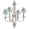Baby Boy Photo Small Chandelier Shade - LIFESTYLE (on chandelier)