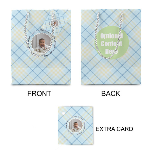 Baby Boy Photo Small Gift Bag - Approval