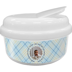 Baby Boy Photo Snack Container (Personalized)