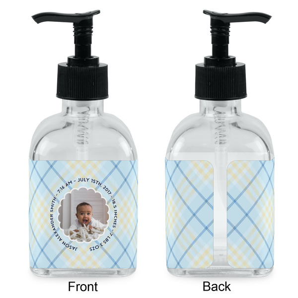 Baby Boy Photo Glass Soap/Lotion Dispenser - Approval