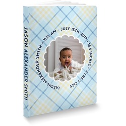 Baby Boy Photo Softbound Notebook - 5.75" x 8" (Personalized)