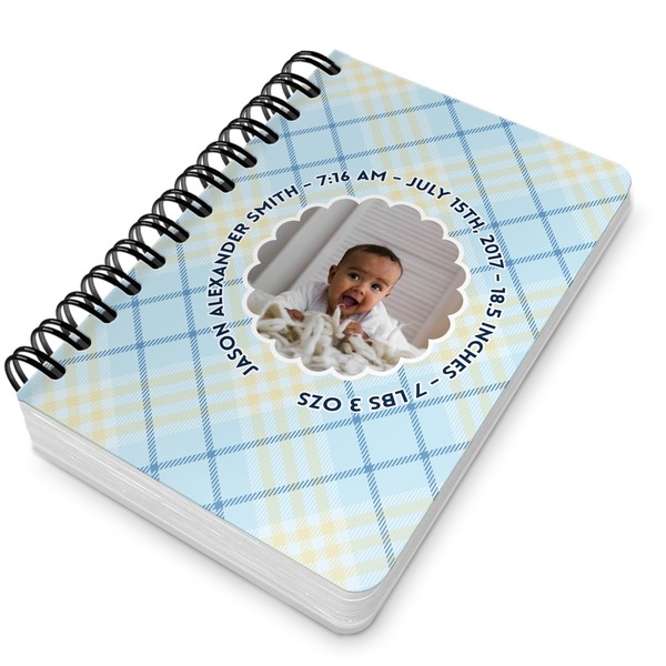 Baby Boy Photo Spiral Journal 5 x 7 - Main
