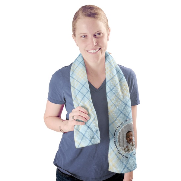 Baby Boy Photo Sport Towel - Exercise use - Model