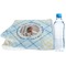 Baby Boy Photo Sports Towel Folded with Water Bottle