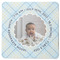 Baby Boy Photo Square Coaster Rubber Back - Single