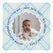 Baby Boy Photo Square Decal (Personalized)