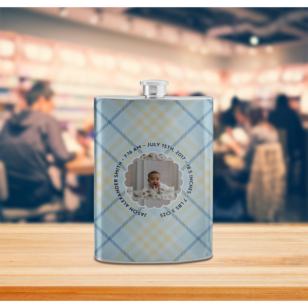 Baby Boy Photo Stainless Steel Flask - LIFESTYLE 2