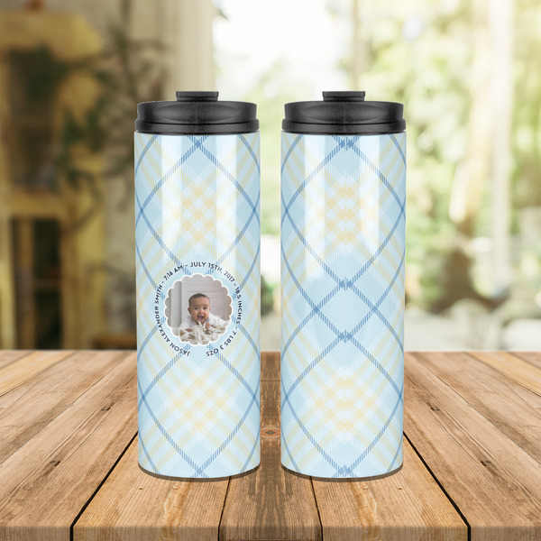 Baby Boy Photo Stainless Steel Tumbler - Lifestyle