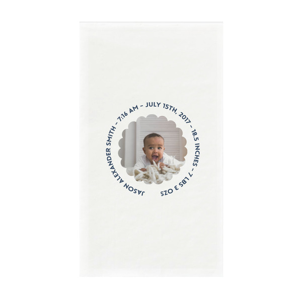 Custom Baby Boy Photo Guest Towels - Full Color - Standard