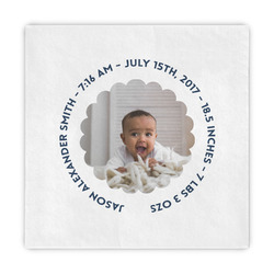 Baby Boy Photo Standard Decorative Napkins