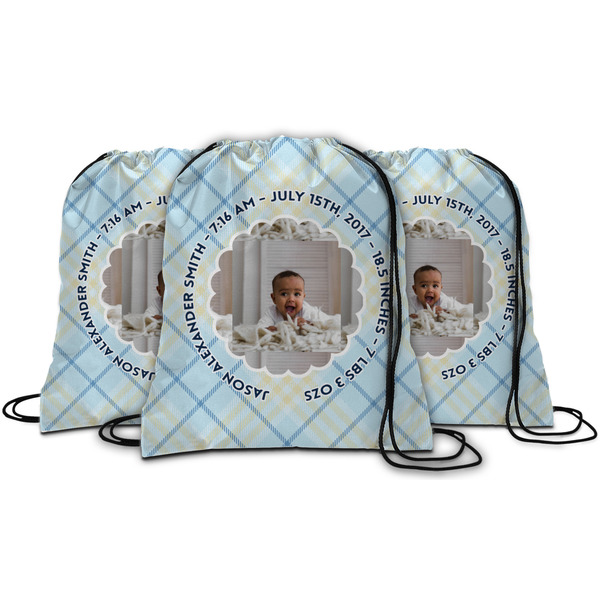 Baby Boy Photo String Backpack - MAIN