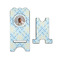 Baby Boy Photo Stylized Phone Stand - Front & Back - Small