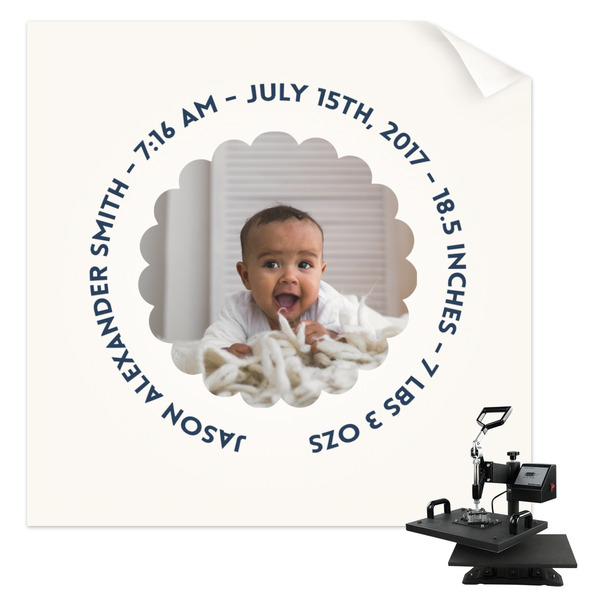 Custom Baby Boy Photo Sublimation Transfer (Personalized)