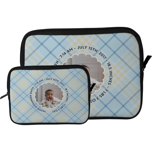 Baby Boy Photo Tablet Sleeve (Size Comparison)