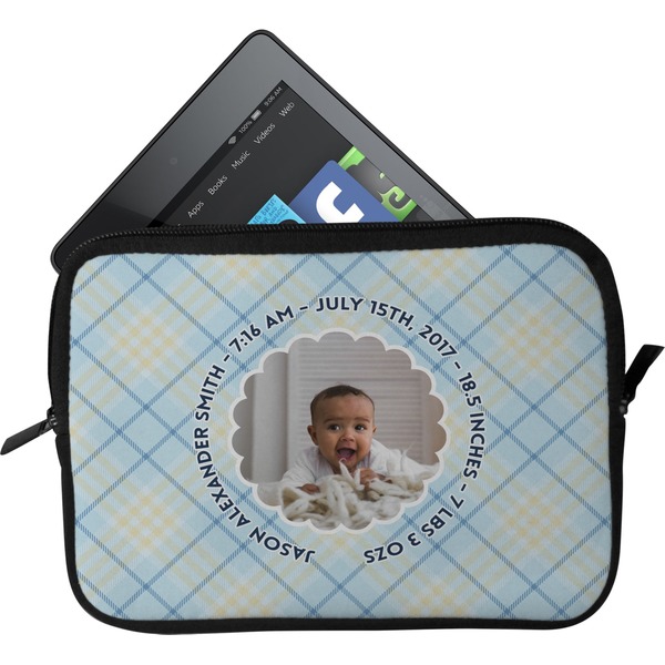 Custom Baby Boy Photo Tablet Case / Sleeve - Small (Personalized)