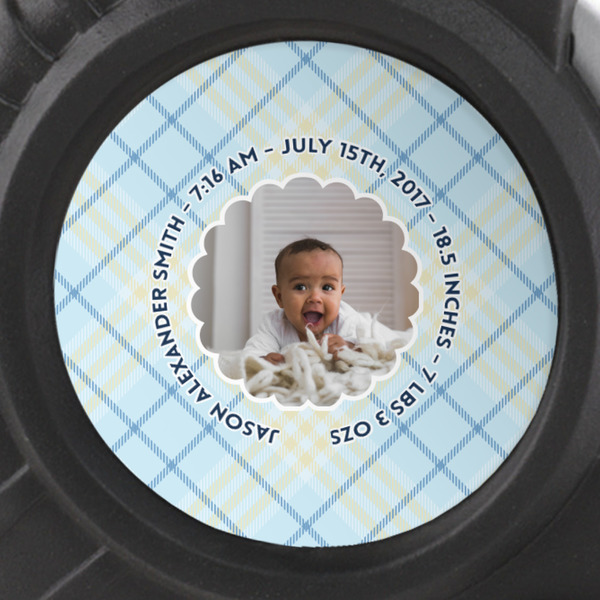 Baby Boy Photo Tape Measure - 25ft - detail