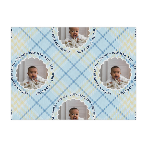Custom Baby Boy Photo Tissue Paper Sheets - Large - Heavyweight