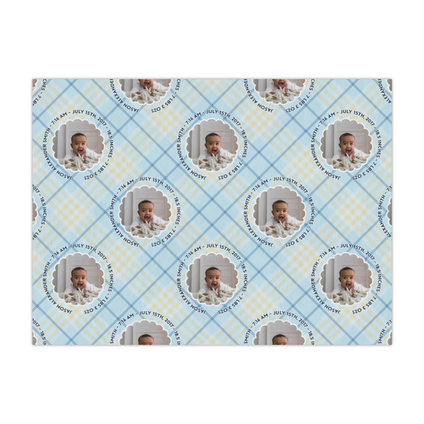 Custom Baby Boy Photo Tissue Paper Sheets - Large - Lightweight
